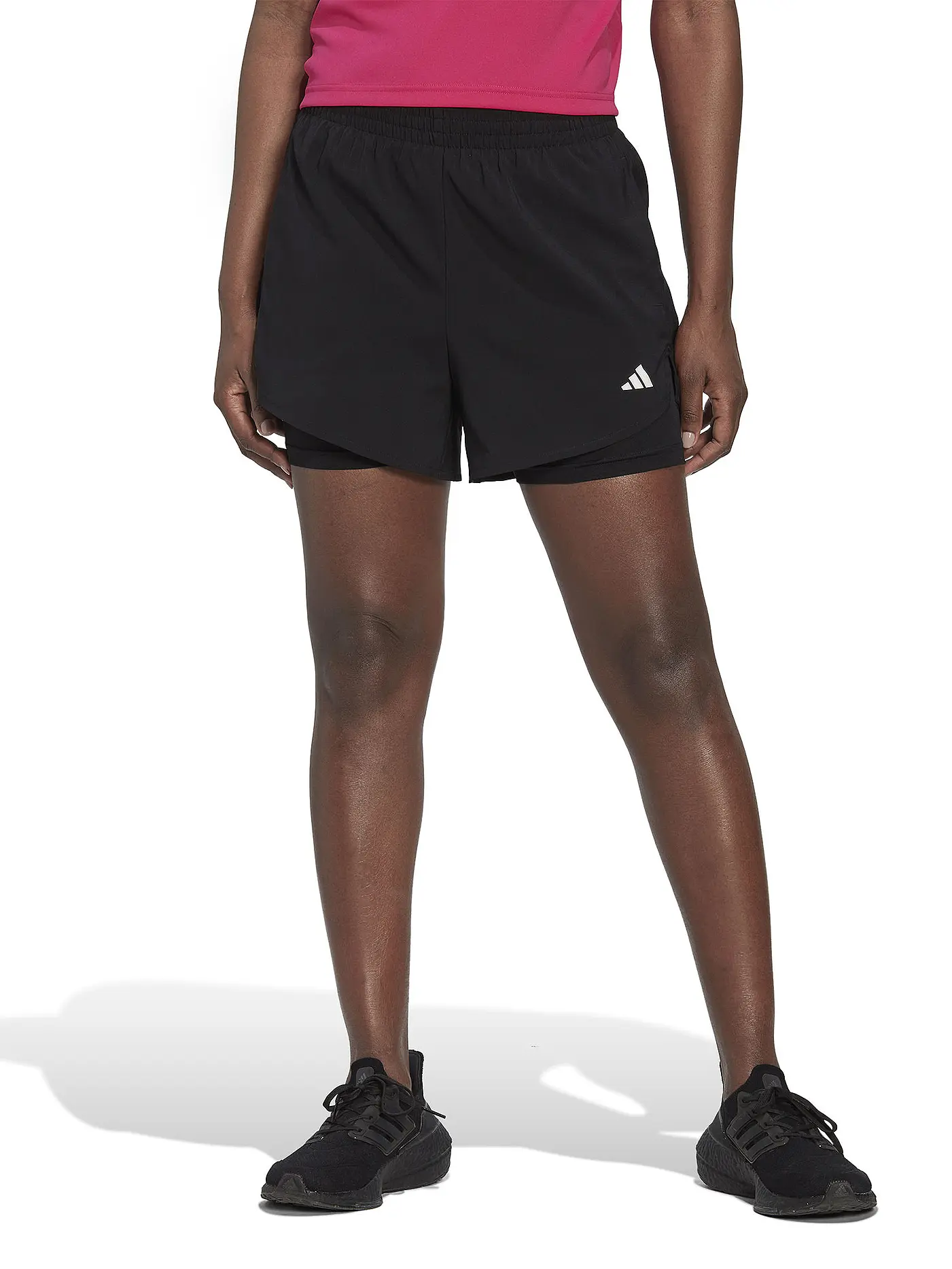 ADIDAS | Damen Fitnessshort 2in1 | 